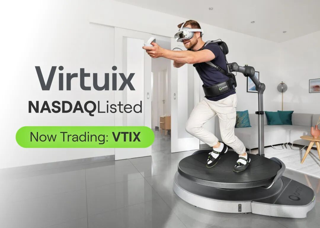 祝贺Virtuix纳斯达克上市！今年会官方网站携手加速AI融合应用产业化